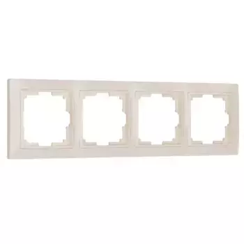 Рамка на 4 поста Werkel Snabb basic слоновая кость W0042003 4690389161438