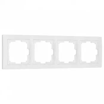 Рамка на 4 поста Werkel Snabb basic белый W0042001 4690389161414