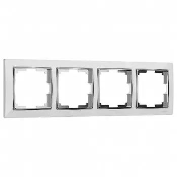 Рамка на 4 поста Werkel Snabb белый W0041901 4690389160899