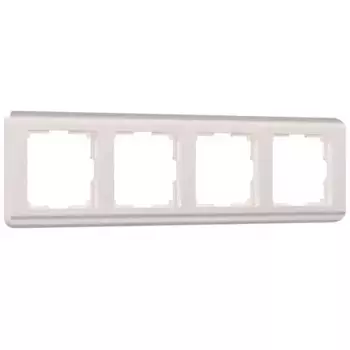 Рамка на 4 поста Werkel Stream перламутровый W0042113 4690389162503