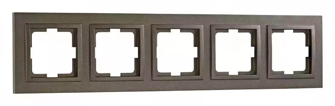 Рамка на 5 постов Mono Electric Style Aluminium 107-810000-164