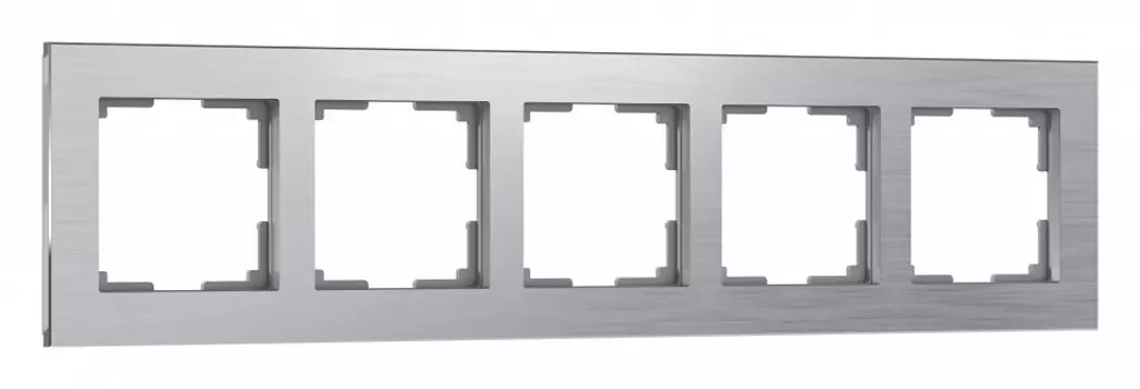 Рамка на 5 постов Werkel Aluminium алюминий W0051706 4690389158087