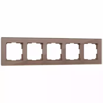 Рамка на 5 постов Werkel Favorit латте W0051142 4690389183478