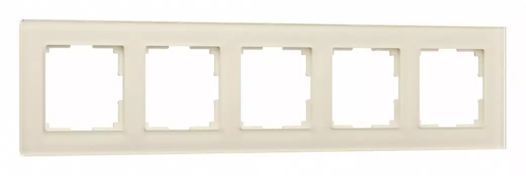 Рамка на 5 постов Werkel Favorit молочный W0051141 4690389183461