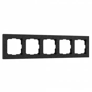 Рамка на 5 постов Werkel Hammer W0052408 (черный)