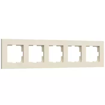 Рамка на 5 постов Werkel Slab (айвори софт) W0052962 4690389207938 a067787