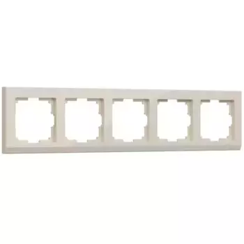 Рамка на 5 постов Werkel Stark слоновая кость W0051803 4690389161933