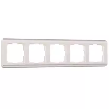 Рамка на 5 постов Werkel Stream перламутровый W0052113 4690389162534