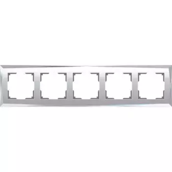 Рамка на 5 постов зеркальная Werkel W0051220 4690389158896