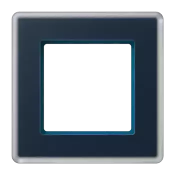Рамка одноместная Jung AV581GLMNB