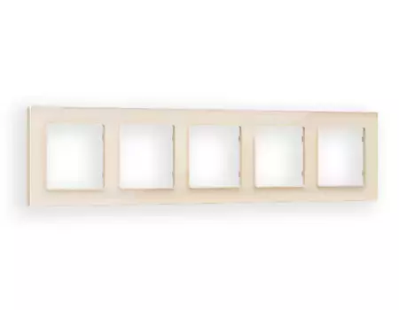 Рамка пятиместная Ambrella Volt Platos AF330305