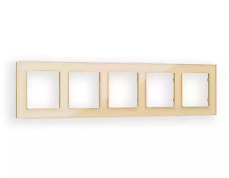 Рамка пятиместная Ambrella Volt Platos AF330605