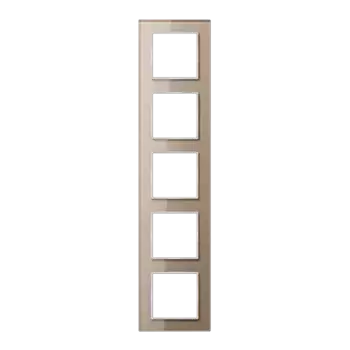 Рамка пятиместная Jung AC585GLCH