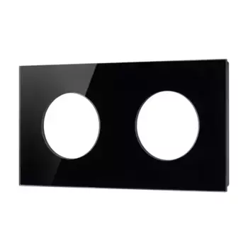 Рамка стеклянная на 2 поста Arlight FRM-GLARE-GC-2-BK 043836