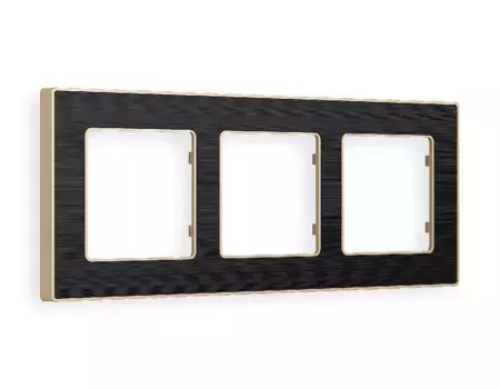 Рамка трехместная Ambrella Volt Arctic AF580543