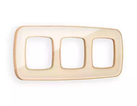 Рамка трехместная Ambrella Volt Coint OF640343