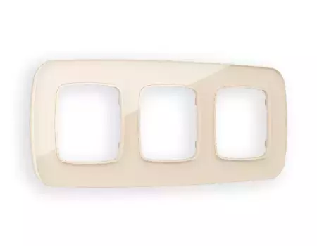 Рамка трехместная Ambrella Volt Radian OF350303