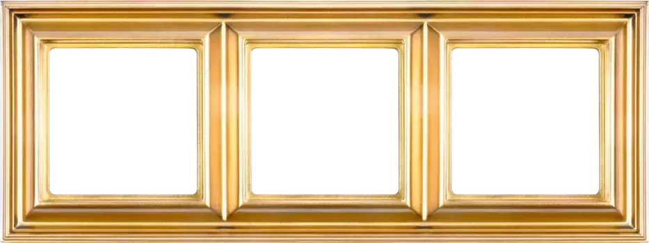 Рамка трехместная Jung EPD483GO