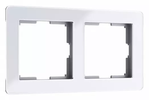 Рамка Werkel Acrylic на 2 поста белый W0022701 4690389184840