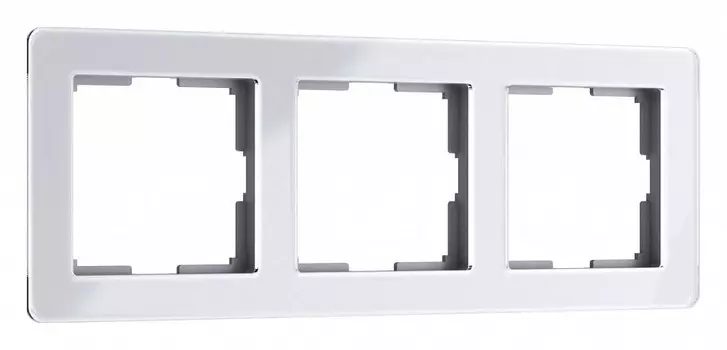Рамка Werkel Acrylic на 3 поста белый W0032701 4690389184871