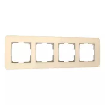Рамка Werkel Elite на 4 поста айвори W0042443 4690389180811