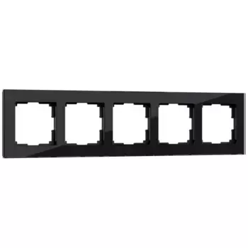 Рамка Werkel Favorit на 5 постов черный W0051108 4690389160110
