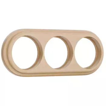 Рамка Werkel Legend на 3 поста светлый бук W0035224 4690389166587