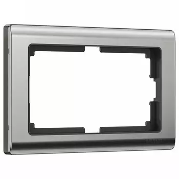 Рамка Werkel Metallic для двойной розетки глянцевый никель W0081602 4690389159077