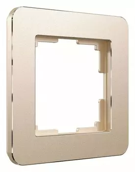 Рамка Werkel Platinum на 1 пост шампань W0012611 4690389184437