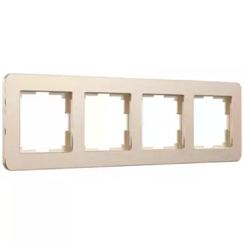 Рамка Werkel Platinum на 4 поста шампань W0042611 4690389184529