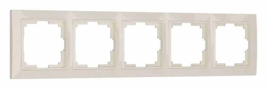 Рамка Werkel Snabb Basic на 5 постов слоновая кость W0052003 4690389161469
