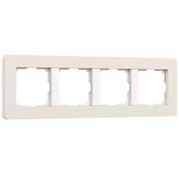 Рамка Werkel Split на 4 поста айвори/белый W0043066 4690389206092
