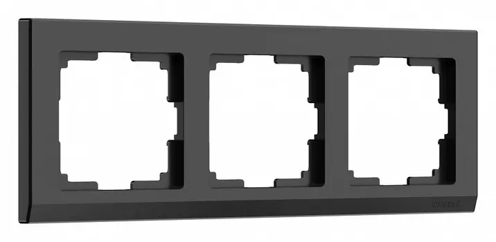 Рамка Werkel Stark на 3 поста черный W0031808 4690389161872