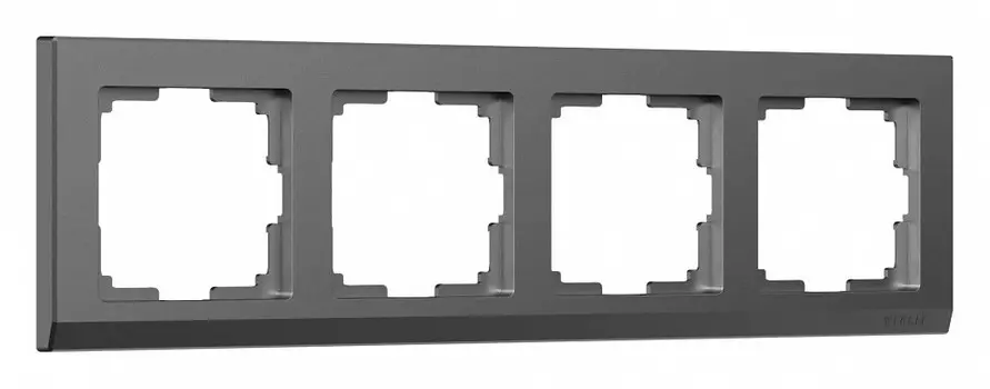 Рамка Werkel Stark на 4 поста графит W0041864 4690389194528