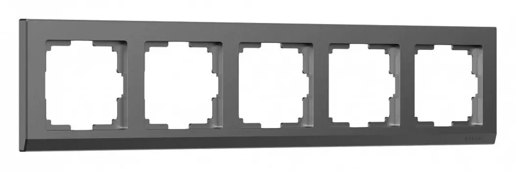Рамка Werkel Stark на 5 постов графит W0051864 4690389194535