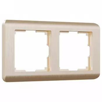 Рамка Werkel Stream на 2 поста шампань W0022111 4690389162244