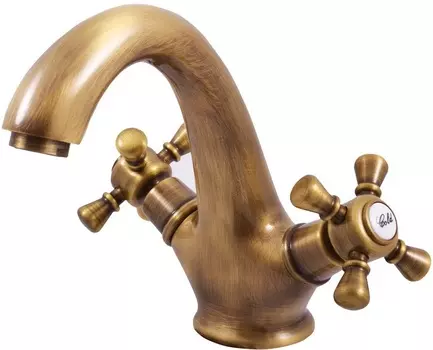 Смеситель для раковины Rav Slezak Morava retro бронза