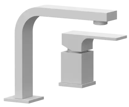 Смеситель для раковины Remer Absolute AU57BO белый матовый