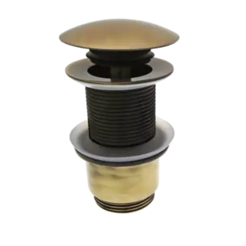 Remer Донный клапан click-clack короткий без перелива 1 1/4"