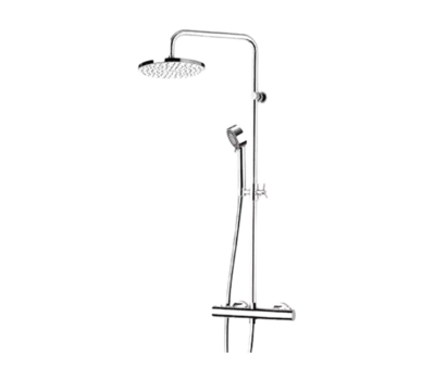 Remer Elegance Душевая система для душа термостатическая, верхний душ abs 20см