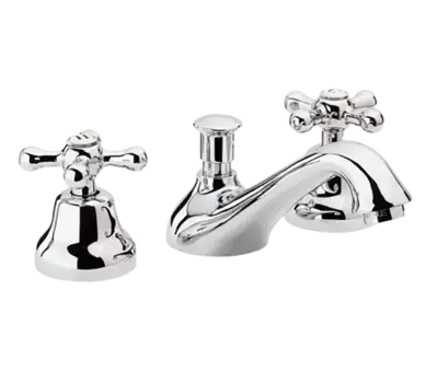 Remer Liberty Смеситель для раковины на 3 отверстия с донным клапаном