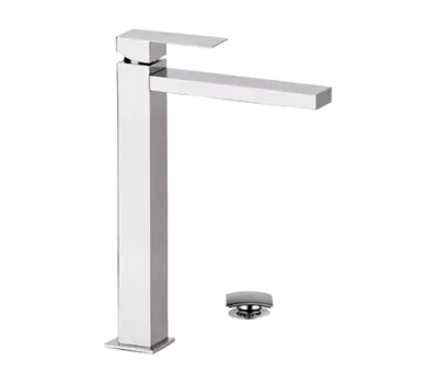 Remer Q design Смеситель для раковины высокий xxl с донным клапаном