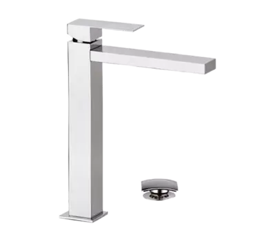 Remer Q design Смеситель для раковины высокий xl с донным клапаном