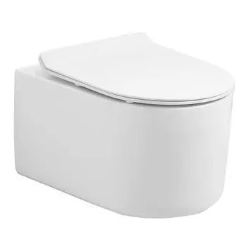 Чаша для подвесного унитаза Art&Max Rimini белая, без сиденья