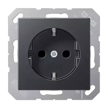 Розетка 2K+З Jung A1520BFANM