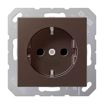 Розетка 2K+З Jung A1520MO