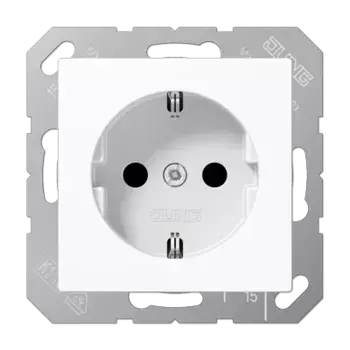 Розетка 2K+З Jung A1520WW