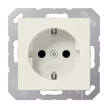 Розетка 2K+З со шторками Jung A1520KI