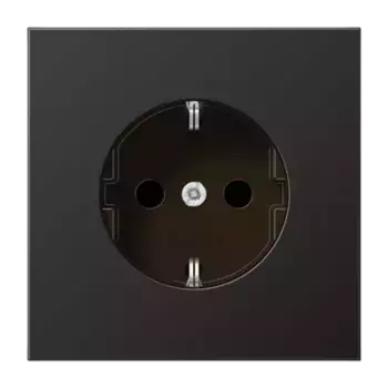 Розетка 2K+З со шторками Jung AL1520KID