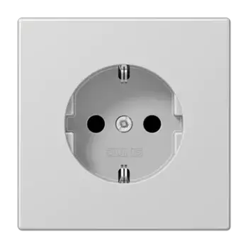 Розетка 2K+З со шторками Jung LS1520KILG